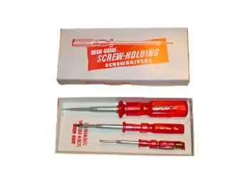 Quick-Wedge Screw-Holding Screwdriver Set – #3 Magnetic Driver Kit 1