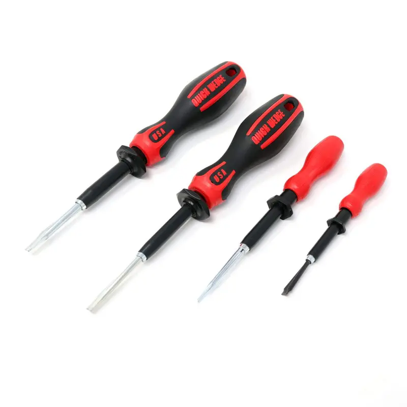 Quick-Wedge Screw-Holding Screwdriver Set #4E – Ergonomic Gift Pack 1