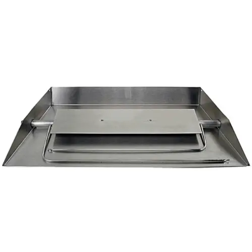 Rasmussen 12-Inch Cxf Stainless Steel Tapered Pan Vented Fireplace Burner 1