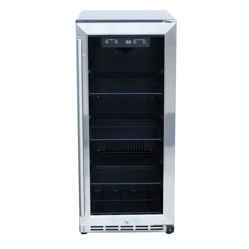 Rcs 15-Inch Outdoor Refrigerator With Tempered Glass Window – Refr5 1