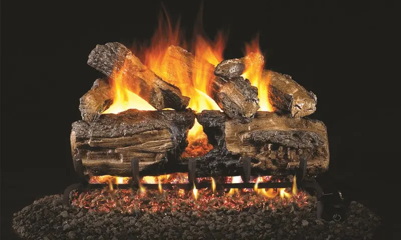 Real Fyre 18- To 20-Inch Burnt Split Oak Vented Gas Log Set 1