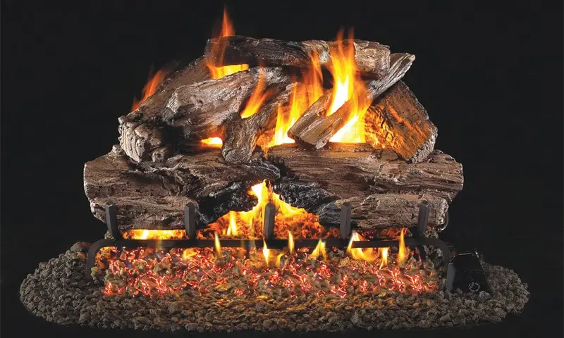 Real Fyre 18- To 20-Inch Charred Cedar Vented Gas Log Set (Chcr-18/20) 1