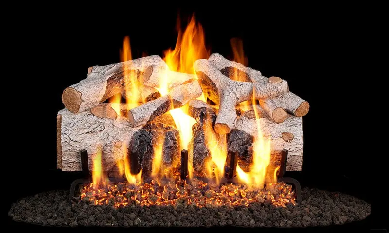 Real Fyre 18- To 20-Inch Charred Mountain Birch Vented Gas Log Set (Chmbw-18/20) 1