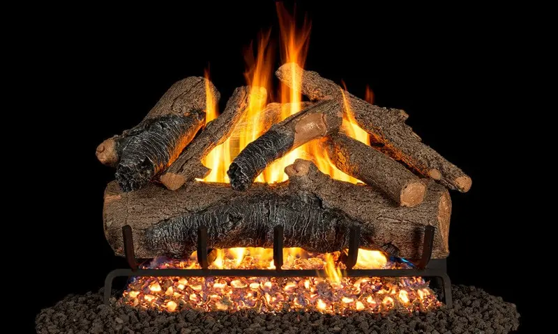 Real Fyre 24-Inch Colonial Oak Vented Gas Log Set 1