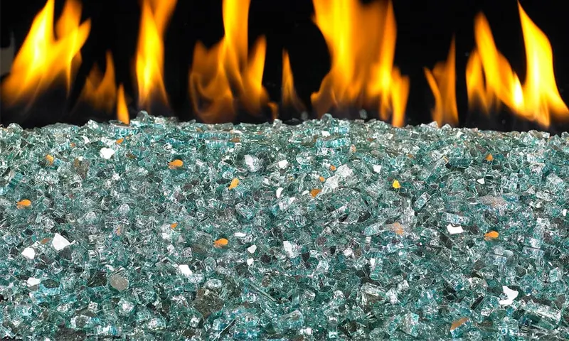 Real Fyre Azuria Reflective Fyre Glass – 5 Lb Bag (Gl-5-Fr) 1