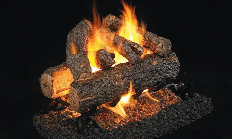 Real Fyre Golden Oak Designer Plus Rdp-2-48 48-Inch See-Through Vented Gas Log Set – Expansive Visual Impact 1