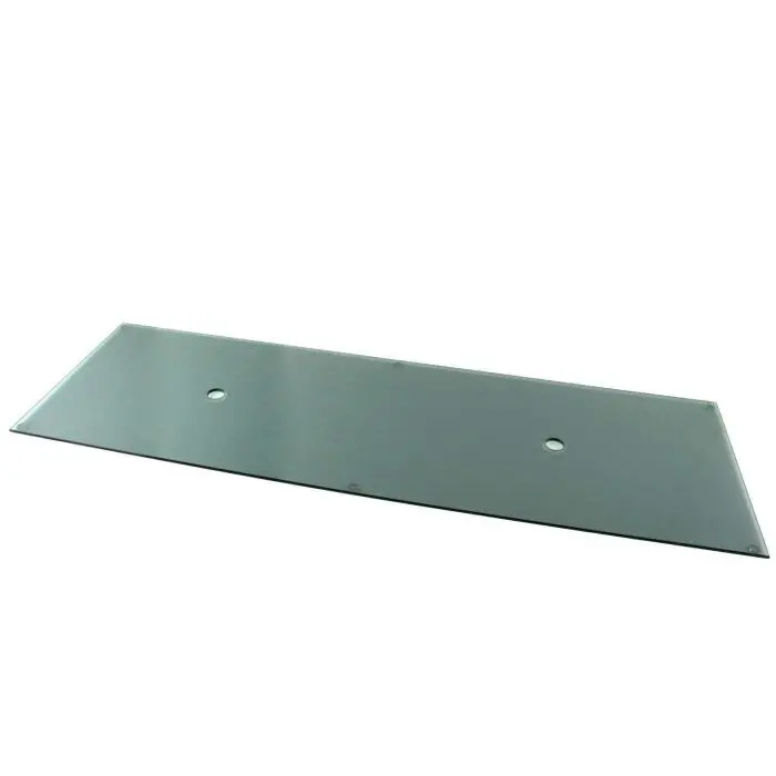 Rectangular Gray Tempered Glass Burner Cover – 12" X 42" Size 1