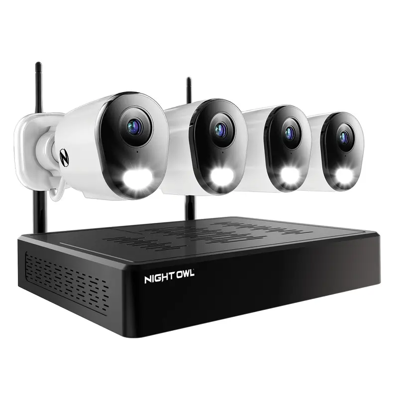 Refurbished 10-Channel 4K Wi-Fi Nvr Kit With 1Tb Hdd And Four Plug-In 2K Deterrence Cameras 1