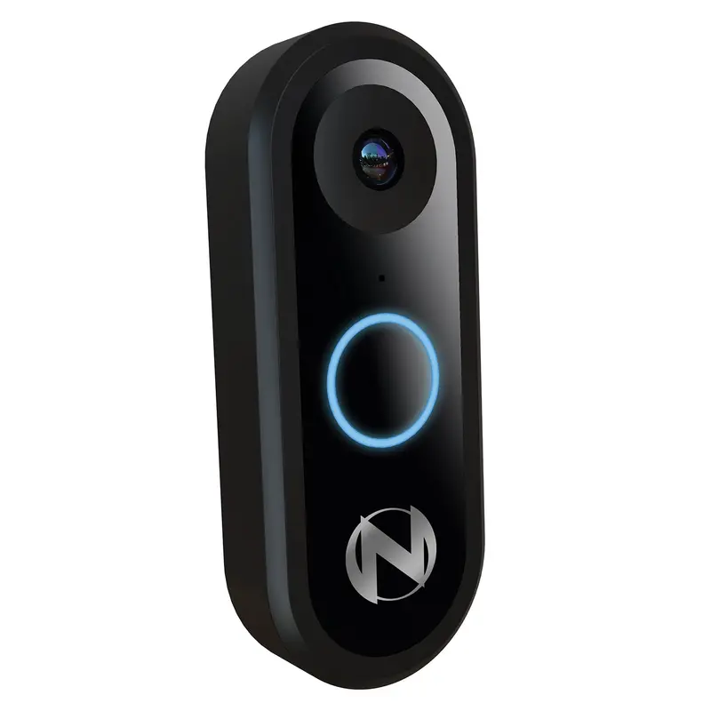 Refurbished Wired 1080P Smart Video Doorbell – Black 1