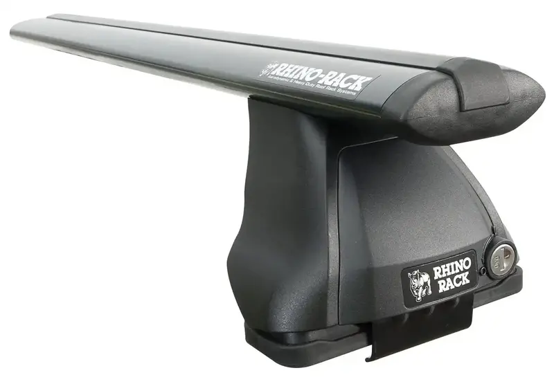 Rhino-Rack Vortex 2500 Black Roof Rack – 2-Bar System With Aero Crossbars 1