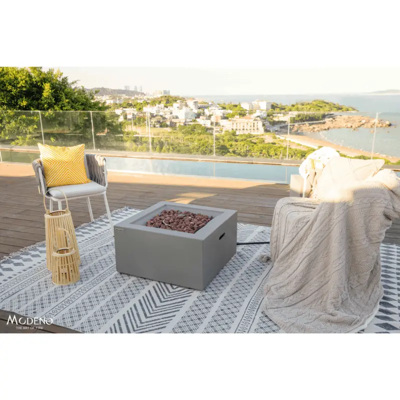 Ridgefield Fire Pit – Rustic-Modern Gas Fire Feature 1
