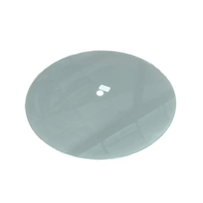 Round Gray Tempered Glass Burner Cover – Optimized For Cf-12 Burners 1