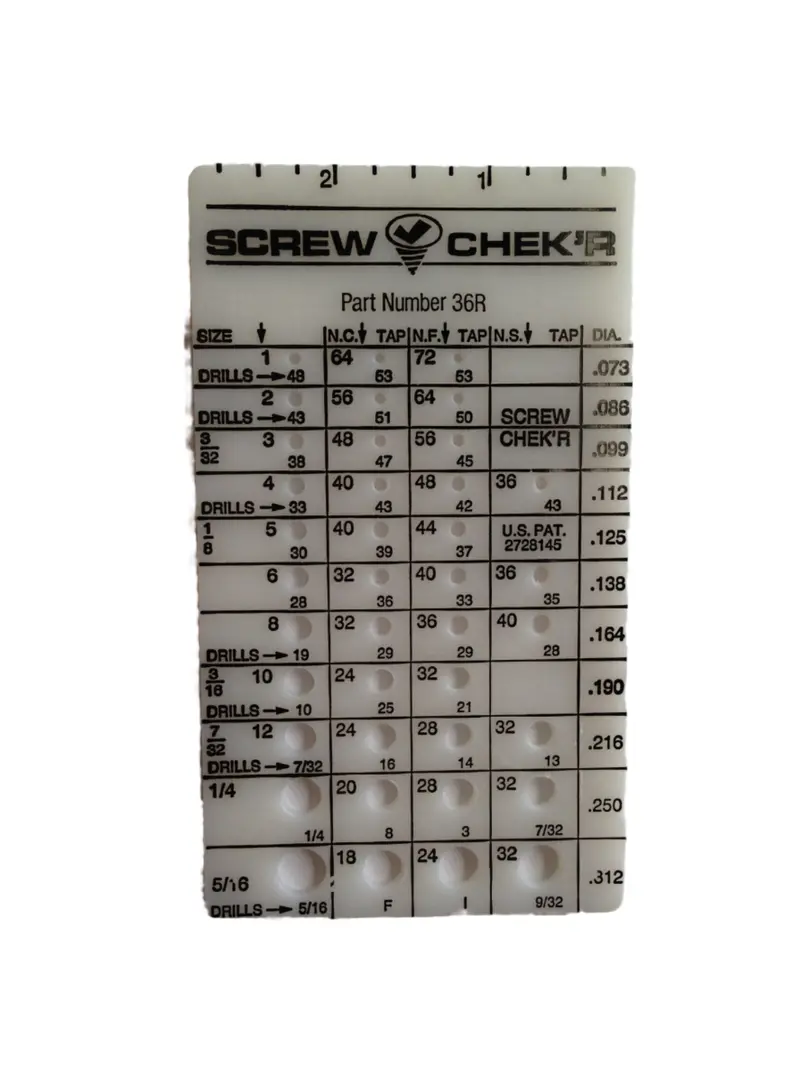 Sc.36R Inch Screw Identifier – Lightweight Plastic Housing 1