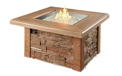 Sierra 24-Inch Square Gas Fire Pit Table – The Outdoor Greatroom Company 1