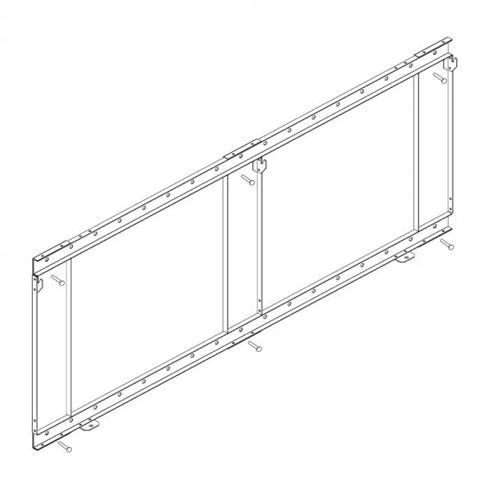Simplifire 48-Inch Adjustable Wall-Mount Bracket Kit For Electric Fireplaces 1