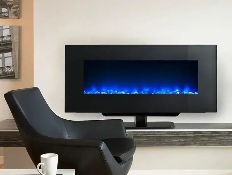 Simplifire 58-Inch Wall-Mount Electric Fireplace – Minimalist Modern Style 1