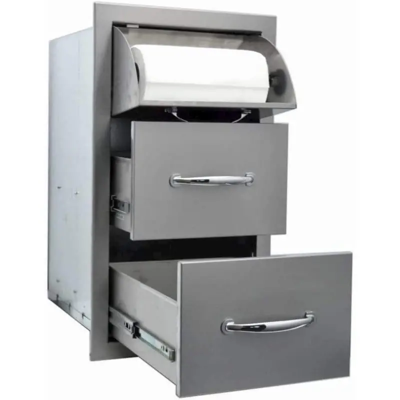 Sole Gourmet 20X30 In Double-Lined Towel & Drawer Combo Cabinet 1
