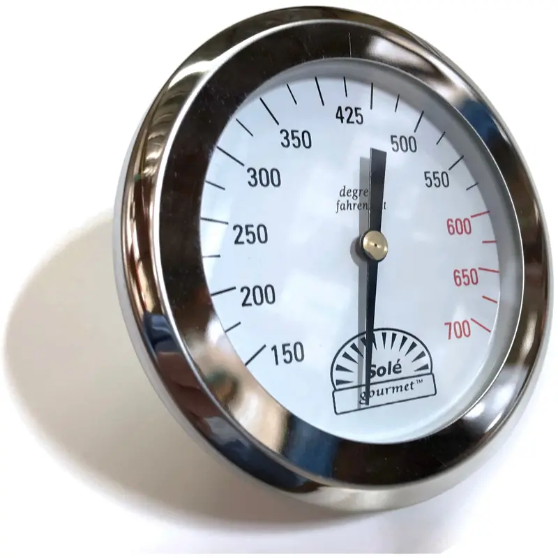 Sole Gourmet 4-Inch Stainless Steel Temperature Gauge 1