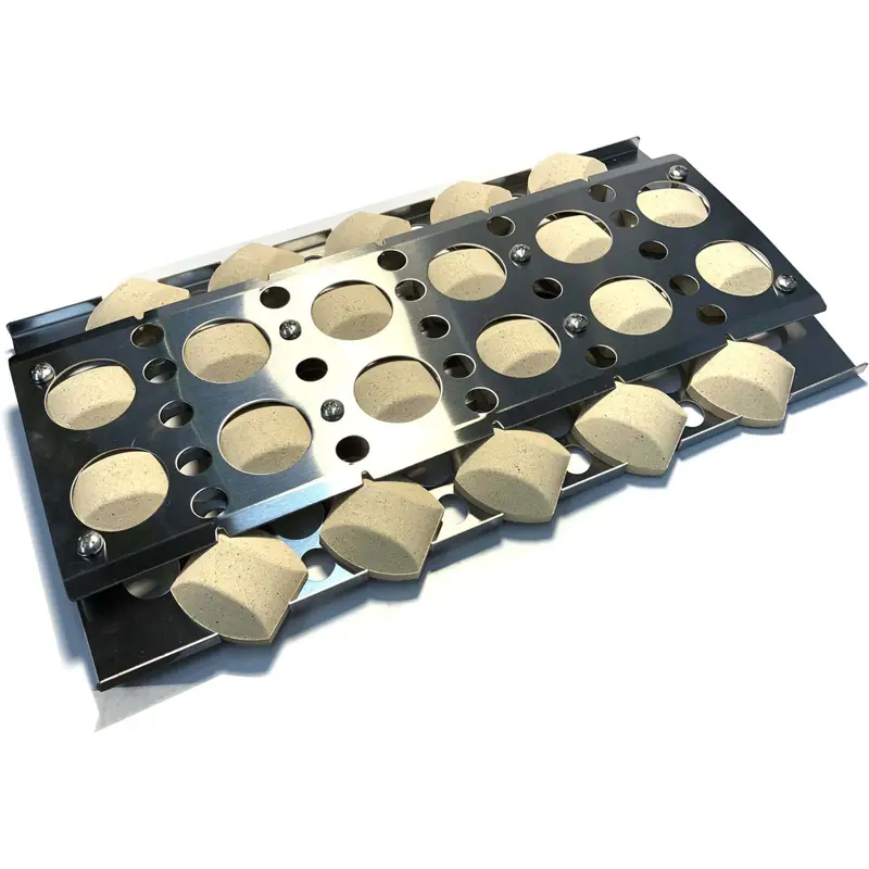Sole Gourmet Solxbt Briquette Tray With Compatible Briquettes For All Sole Grills 1