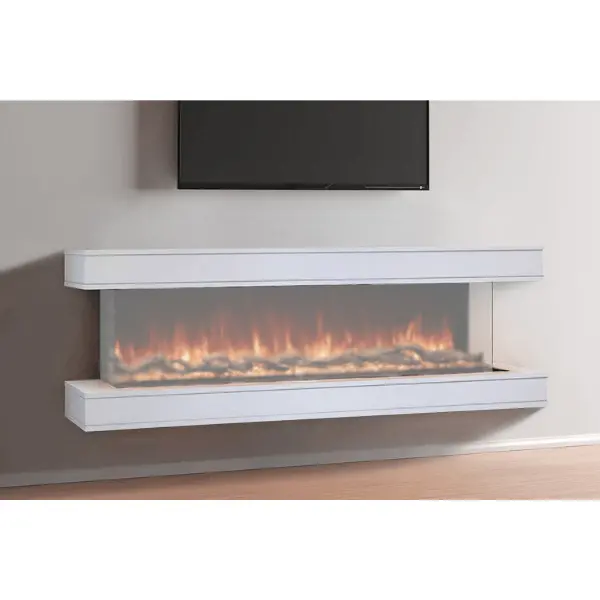 Studio Suite 44" Floating Mantel Set For Modern Flames Landscape Pro Multi Fireplace 1
