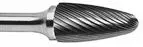 Style F Carbide Burrs – Round-Nose Tree Design 1
