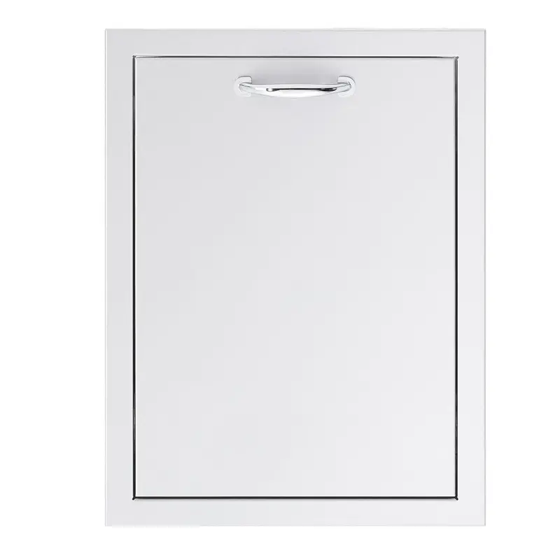 Summerset 20-Inch Stainless Steel Trash Pullout With 10-Gallon Bin 1