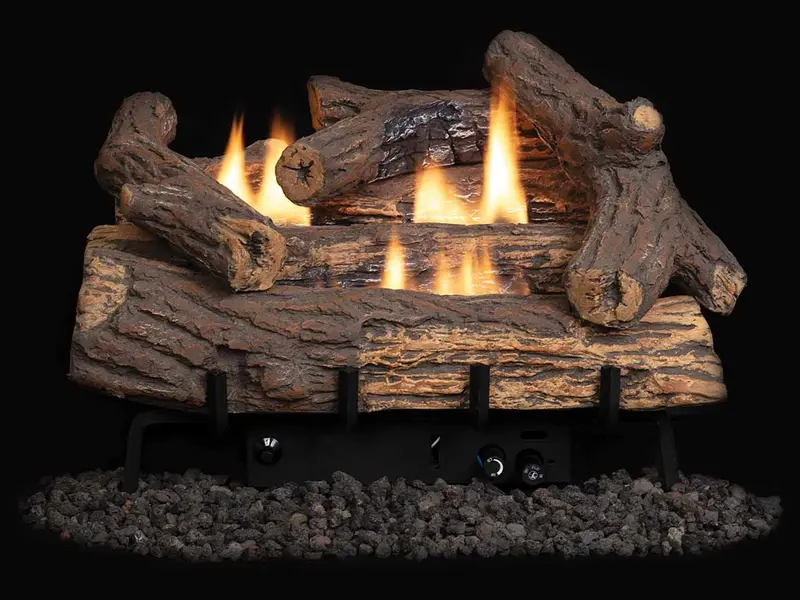 Superior Golden Oak Vent-Free Gas Log Set – Lvdgo-B 1