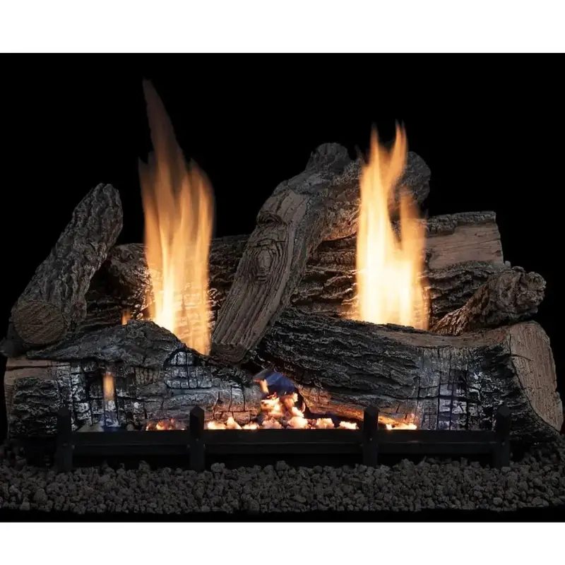 Superior Lnfgr Granite Ridge Vent-Free Gas Log Set – Premium Aesthetic, Indoor Installation Ready 1