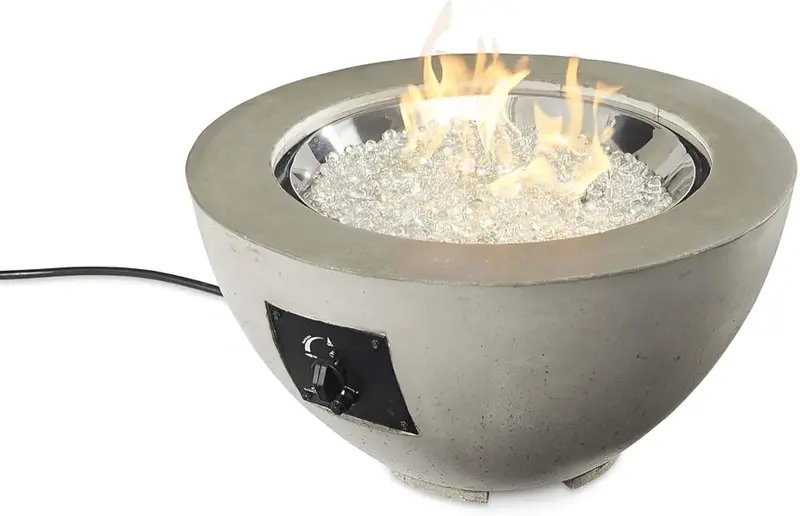The Outdoor Greatroom Company 20-Inch Natural Grey Cove Gas Fire Pit Bowl 1