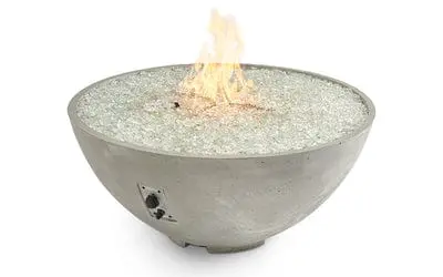 The Outdoor Greatroom Company 42-Inch Natural Grey Cove Edge Gas Fire Pit Bowl 1