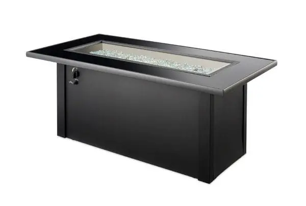 The Outdoor Greatroom Company Monte Carlo 42-Inch Linear Gas Fire Pit Table (Mcr-1242-Blk-K) 1