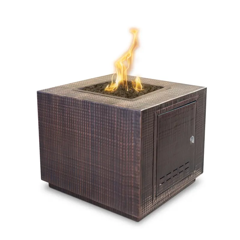 The Outdoor Plus Forma 42-Inch Square Gas Fire Pit – Flame-Sensing Spark Ignition 1