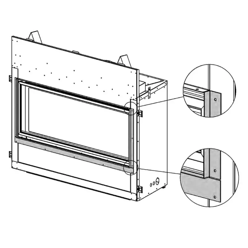 Tile Lip Kit For Fireplace Installations – Marquis By Kingsman (34Zcvbg-Tlk) 1