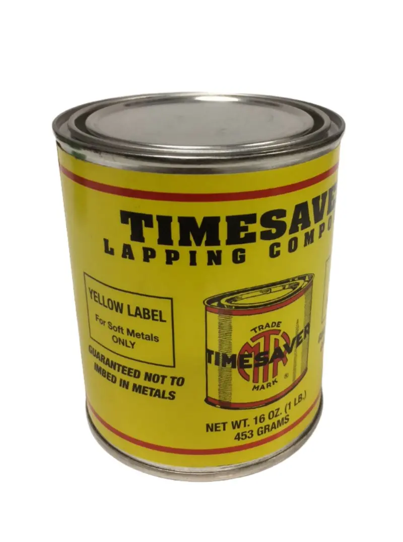 Timesaver 1 Lb Yellow Label Lapping Compound – Aggressive Stock Removal Formula 1