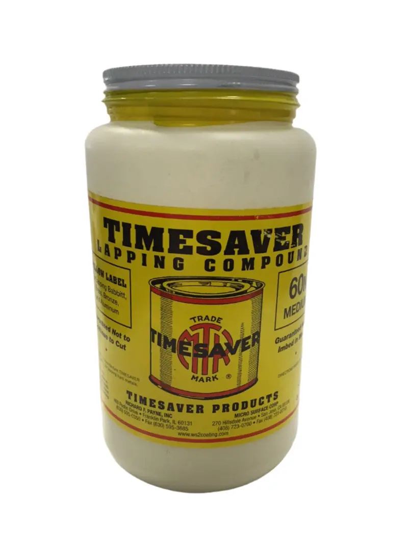 Timesaver 5 Lb Yellow Label Lapping Compound – Coarse-Grain For Rapid Material Removal 1