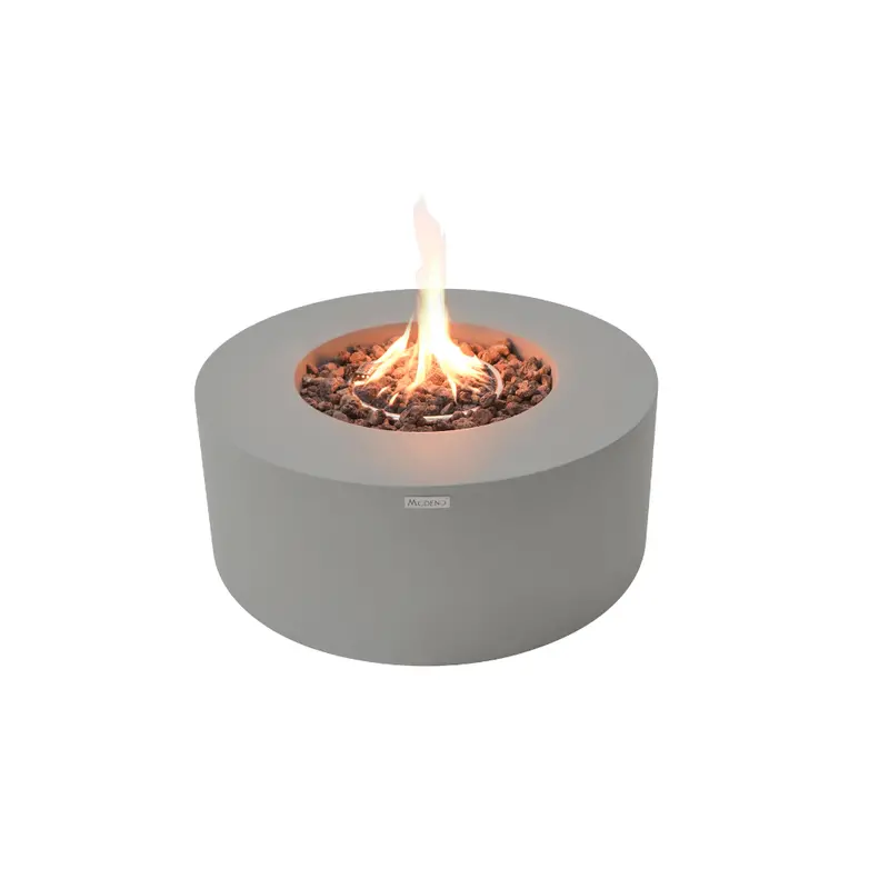 Tramore Round Fire Pit Table – Minimalist Patio Fire Feature 1