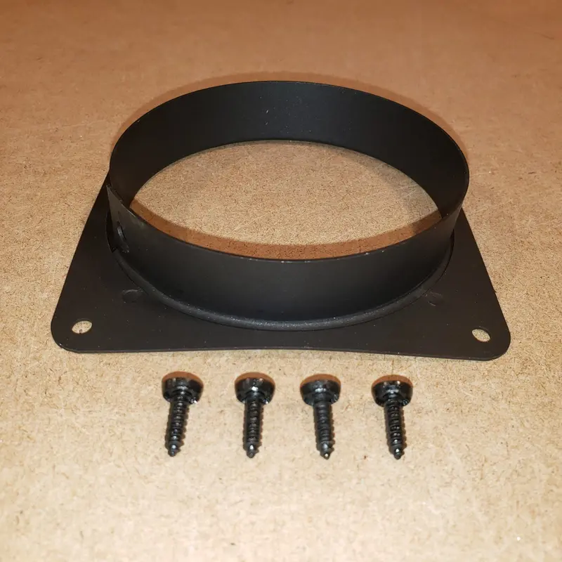 True North 3-Inch Wood-Burning Ring Outside Air Adapter 1
