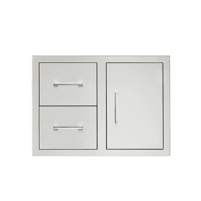 Trueflame 30-Inch Combo Unit: Two Drawers + Integrated Access Door 1