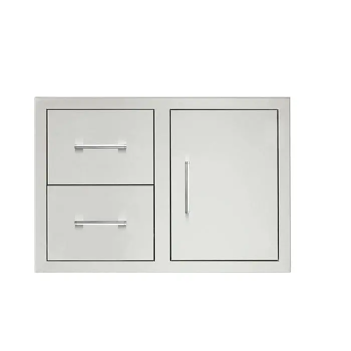 Trueflame 32-Inch Fireplace Cabinet With Dual Drawers And Access Door 1