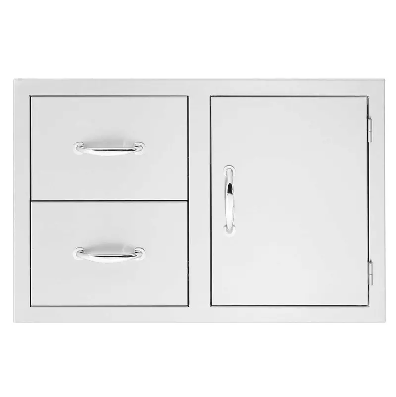 Trueflame 33-Inch Masonry-Style 2-Drawer Cabinet With Access Door (Tf-Dc2-33M) 1