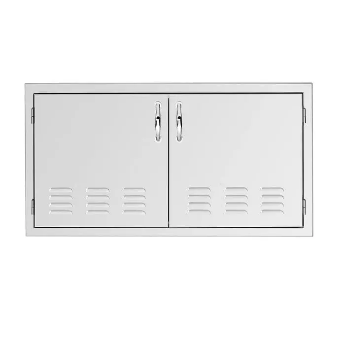 Trueflame 33-Inch Vented Double Access Panel Door – Dual-Zone Ventilation Tf-Dd-33V-A 1