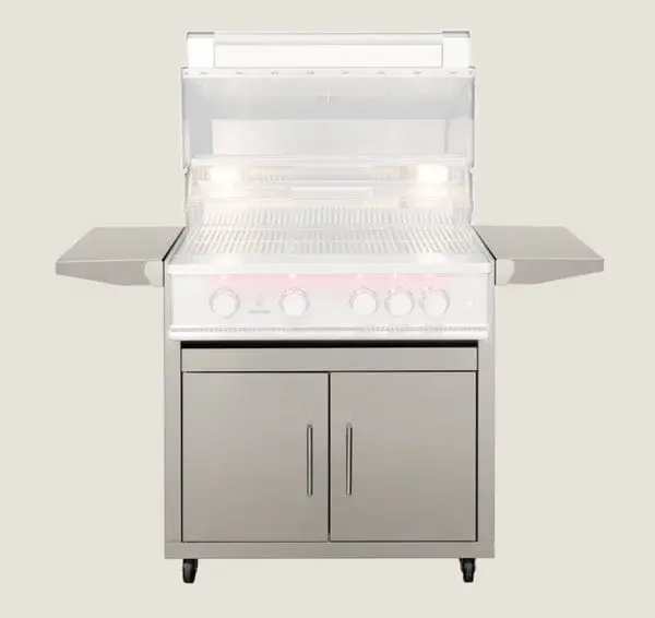 Trueflame 40-Inch Freestanding Gas Grill Cart With Dual Fuel Compatibility 1