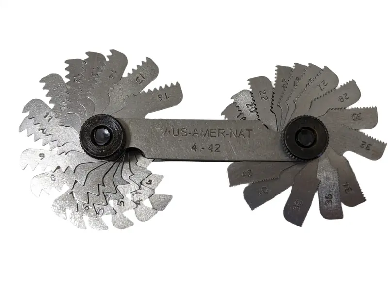 U.S. Standard (Inch) Screw Pitch Gauge – Sae Thread Measuring Tool 2