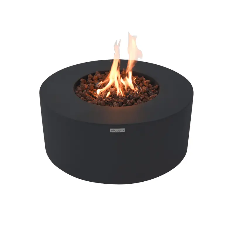 Venice Round Fire Pit Table – Compact Outdoor Gas Heating Solution 1