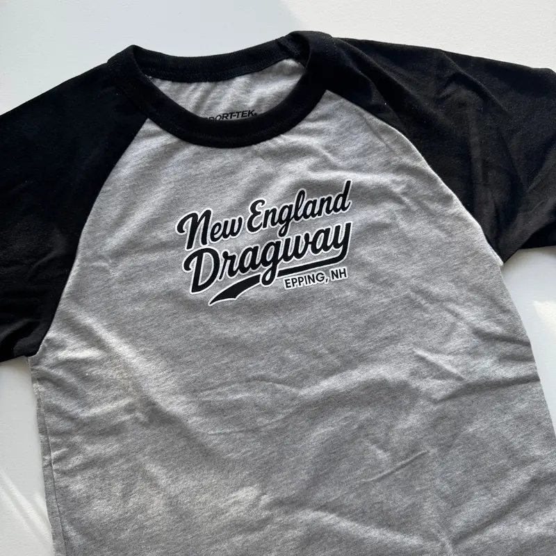 Vintage Script Youth Raglan Jersey Tee 1