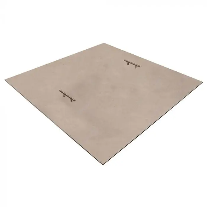 Warming Trends 38-Inch Square Aluminum Fire Pit Cover – Sleek Fpc38S 1
