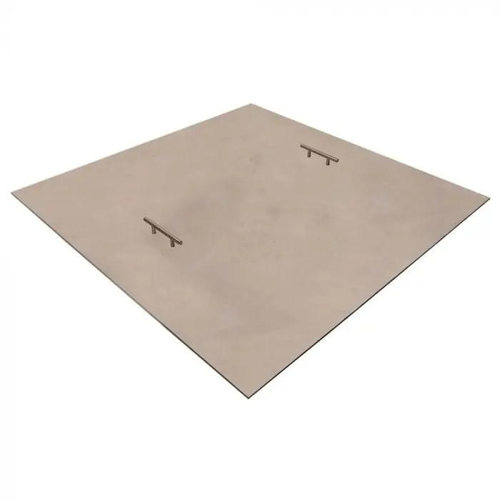 Warming Trends 50-Inch Square Aluminum Fire Pit Cover – Premium Fpc50S 1
