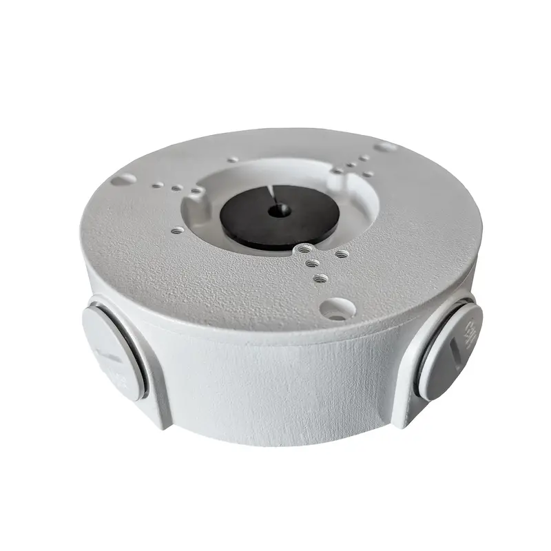Weatherproof Round Outdoor Junction Box – White 1