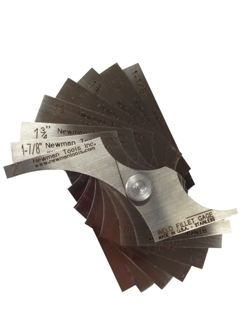 Wg-81 Eight-Piece Aluminum Fillet Weld Gauge Set 1