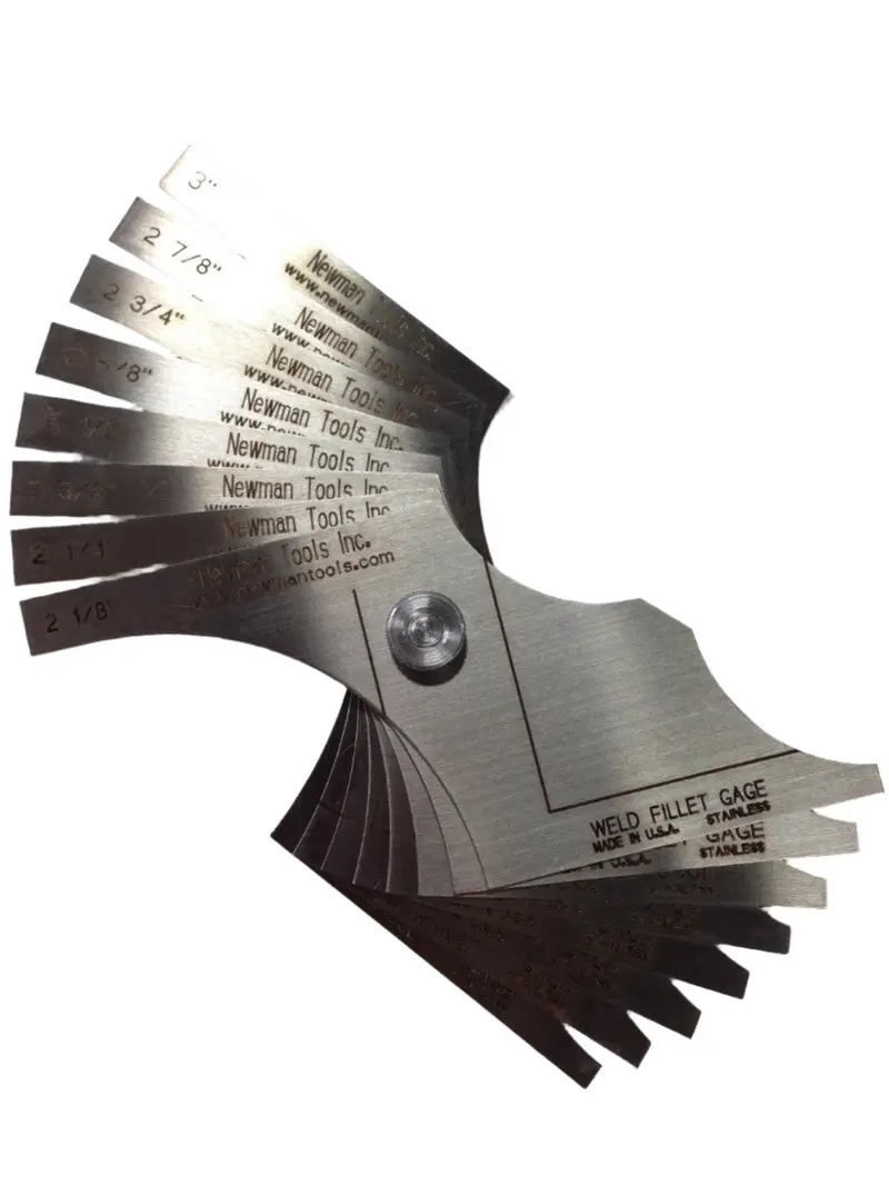 Wg-82 Eight-Piece Fillet Weld Gage Kit – Comprehensive Set 1